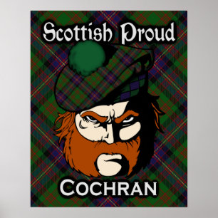 Clan Cochran Scottish Tartan Poster