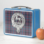 Clan Cochrane Crest & Azure Tartan (In situ)