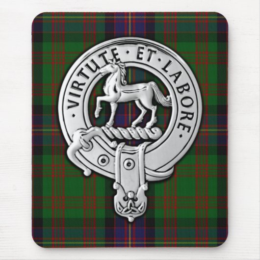 Clan Cochrane Crest & Tartan Muismat (Voorkant)