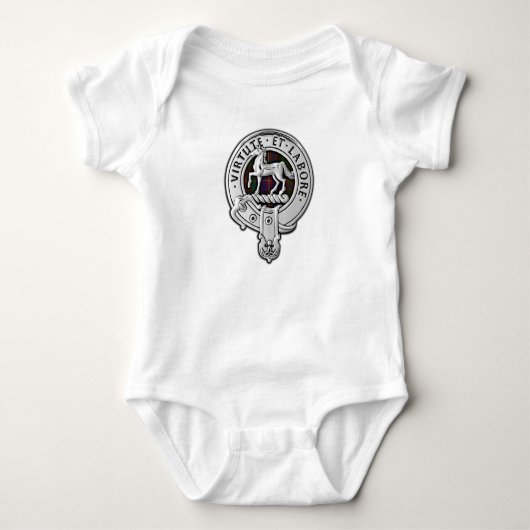 Clan Cochrane Crest & Tartan Romper (Voorkant)