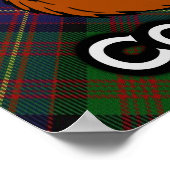 Clan Cochrane Scottish Tartan Poster (Hoek)