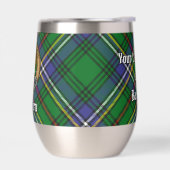 Clan Cockburn Crest over Tartan (Links)