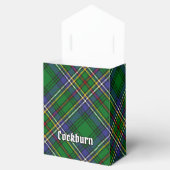 Clan Cockburn Crest over Tartan Bedankdoosjes (Geopend)