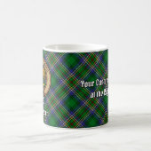 Clan Cockburn Crest over Tartan Koffiemok (Center)