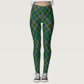 Clan Cockburn Crest over Tartan Leggings (Voorkant)