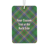 Clan Cockburn Crest over Tartan Luchtverfrisser (Achterkant)