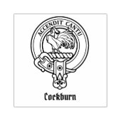 Clan Cockburn Crest Rubber Stamp Rubberstempel (Afrduk)