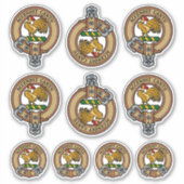 Clan Cockburn Crest Sticker Set (Voorkant)