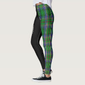 Clan Cockburn Crest & Tartan Leggings (Links)