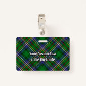 Clan Cockburn Tartan Badge (Achterkant met clip)
