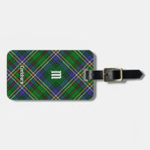 Clan Cockburn Tartan Bagagelabel (Voorkant horizontaal)