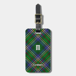 Clan Cockburn Tartan Bagagelabel