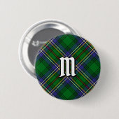 Clan Cockburn Tartan Button (Voorkant /achterkant)