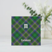 Clan Cockburn Tartan Kaart (Staand voorkant)