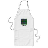 Clan Cockburn Tartan Lang Schort (Voorkant)