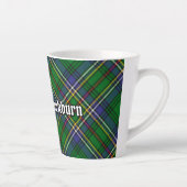 Clan Cockburn Tartan Latte Mok (Rechts)