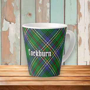 Clan Cockburn Tartan Latte Mok
