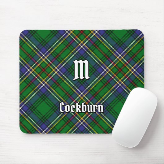 Clan Cockburn Tartan Muismat (Met muis)