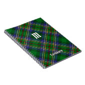 Clan Cockburn Tartan Notitieboek (Rechterzijde)