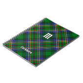 Clan Cockburn Tartan Notitieboek (Linkerzijde)