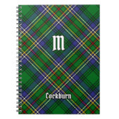 Clan Cockburn Tartan Notitieboek (Voorkant)