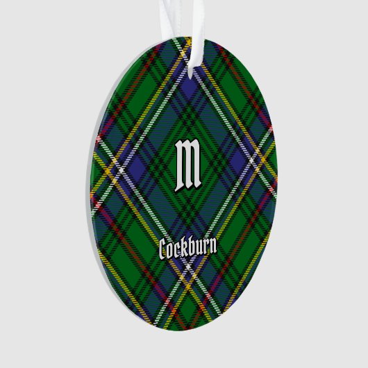 Clan Cockburn Tartan Ornament (voorkant)