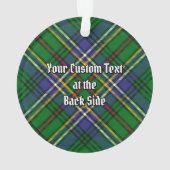 Clan Cockburn Tartan Ornament (achterkant)