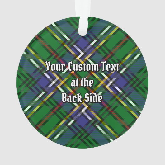 Clan Cockburn Tartan Ornament (achterkant)