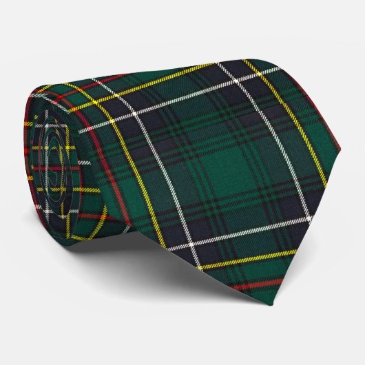 Clan Cockburn Tartan Pset Stropdas (Opgerold)