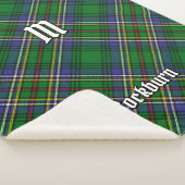 Clan Cockburn Tartan Sherpa Deken (3/4)