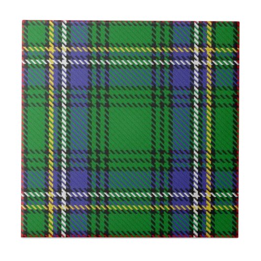 Clan Cockburn Tartan Tegeltje (Voorkant)