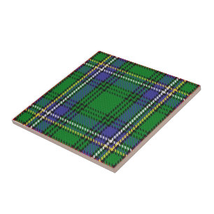 Clan Cockburn Tartan Tegeltje