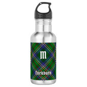 Clan Cockburn Tartan Waterfles (Voorkant)