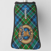 Clan Colquhoun Crest over Tartan Golfheadcover (Draai 90)
