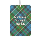 Clan Colquhoun Crest over Tartan Luchtverfrisser (Achterkant)