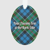 Clan Colquhoun Crest over Tartan Ornament (achterkant)