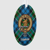 Clan Colquhoun Crest over Tartan Ornament (voorkant)