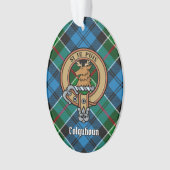 Clan Colquhoun Crest over Tartan Ornament (voorkant)