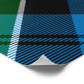 Clan Colquhoun Crest over Tartan Poster (Hoek)