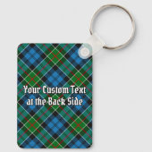 Clan Colquhoun Crest over Tartan Sleutelhanger (Achterkant)
