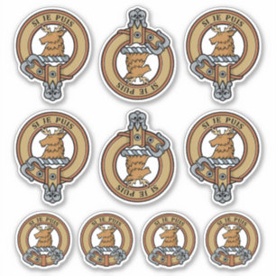 Clan Colquhoun Crest Sticker Set