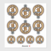 Clan Colquhoun Crest Sticker Set (Vel)
