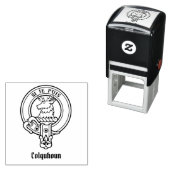 Clan Colquhoun Crest Zelfinktende Stempel (In situ)