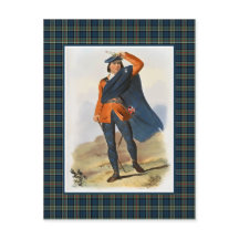 Clan Colquhoun Illustratie Tartan Lijst