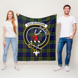 Clan Colquhoun Modern Tartan Pset Fleece Deken