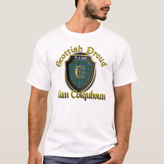 Clan Colquhoun Schotse Trotse Shirten T-shirt (Voorkant)