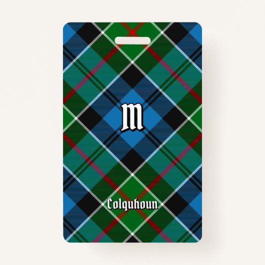 Clan Colquhoun Tartan Badge (Voorkant)