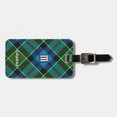 Clan Colquhoun Tartan Bagagelabel (Voorkant horizontaal)