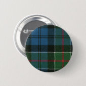 Clan Colquhoun Tartan Button (Voorkant /achterkant)