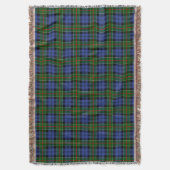Clan Colquhoun Tartan Deken (Voorkant Verticaal)